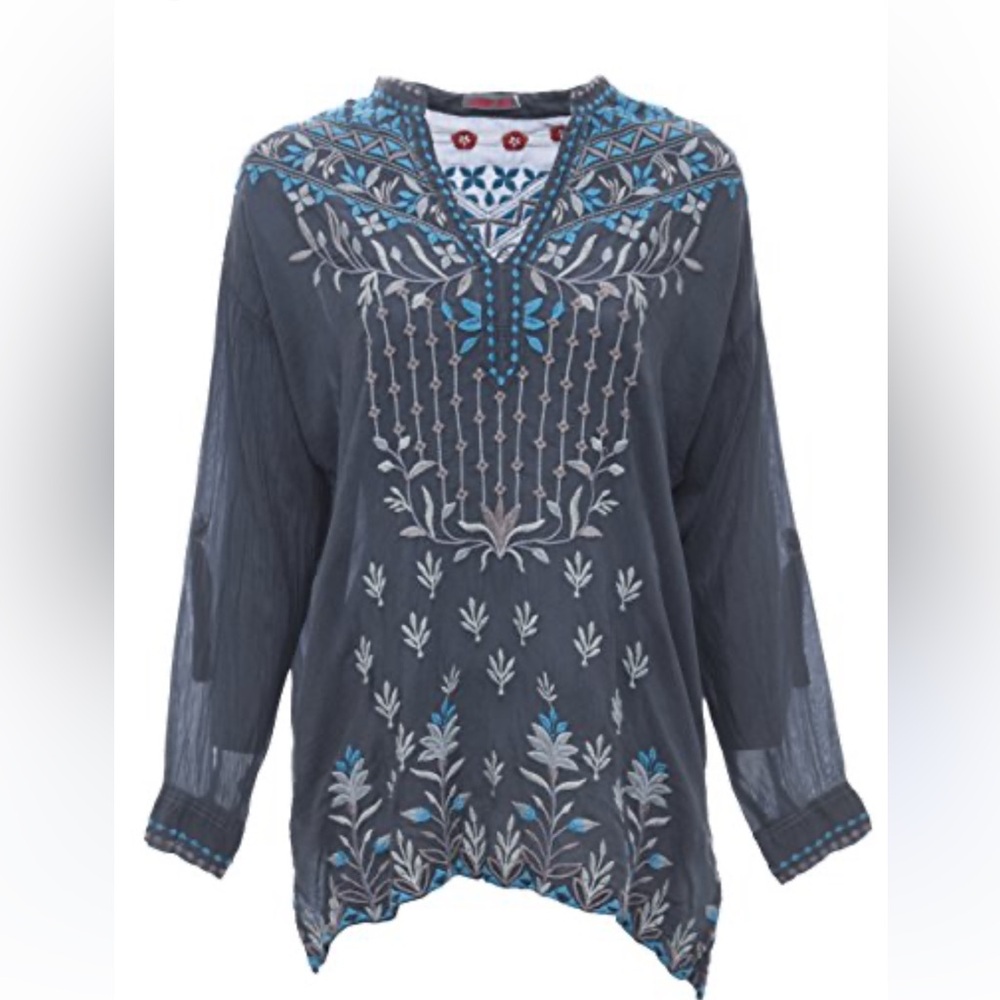 Johnny Was Embroidered Tunic